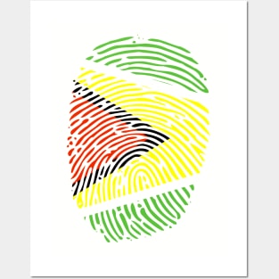 GUYANA FINGER PRINT - CARNIVAL CARIBANA TRINI PARTY DJ Posters and Art